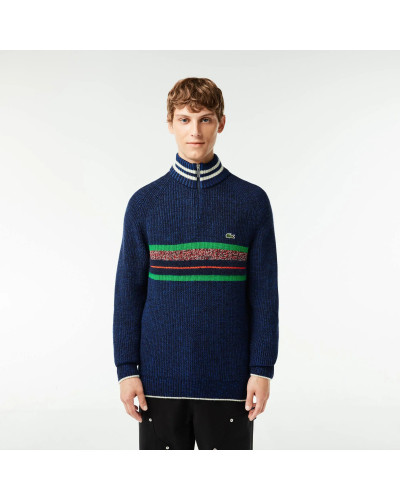 PULL COL MONTANT ZIPPÉ MADE IN FRANCE