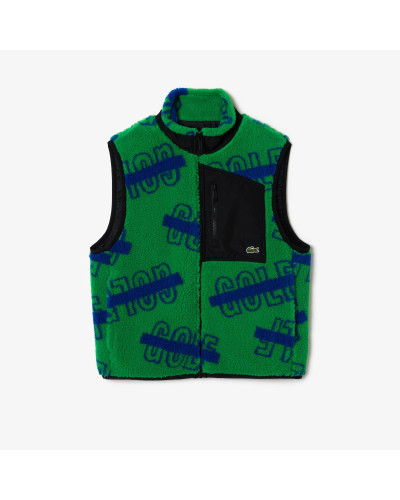 UNISEX SLEEVELESS ZIPPED POLAR JACKET