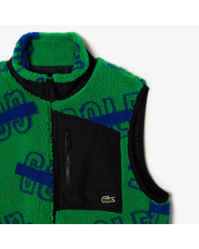 UNISEX SLEEVELESS ZIPPED POLAR JACKET