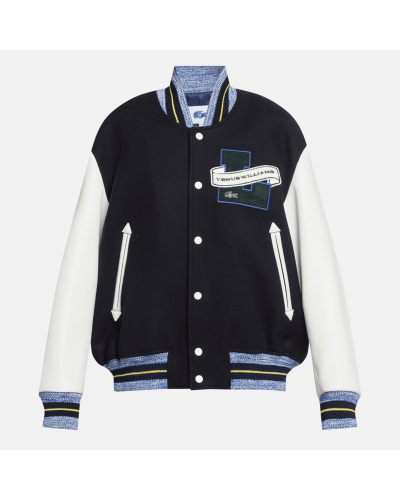 VENUS  WILLIAMS OVERSIZE VARSITY JACKET UNISEX