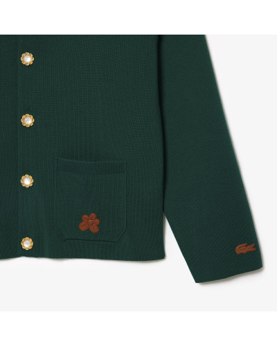 Lacoste x Golf Le Fleur Cardigan Vert