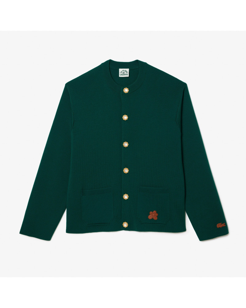 Lacoste x Golf Le Fleur Cardigan Vert