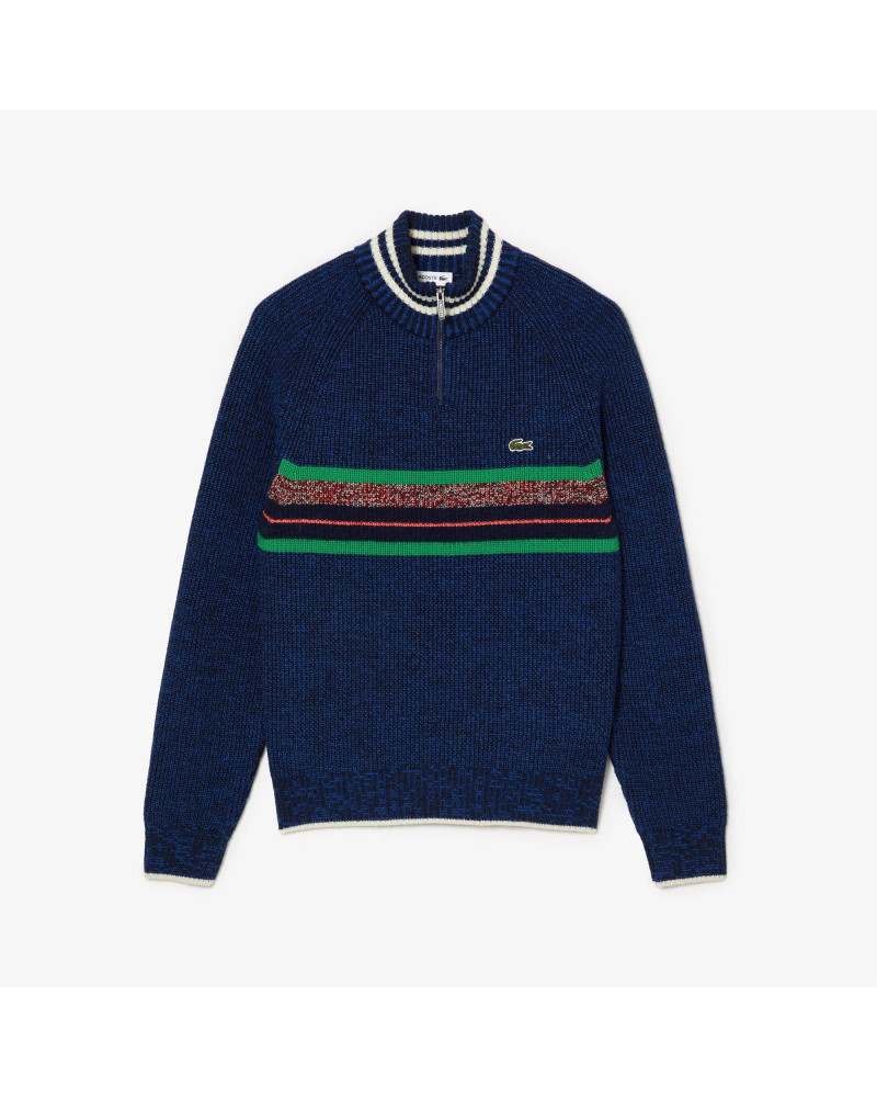 PULL COL MONTANT ZIPPÉ MADE IN FRANCE