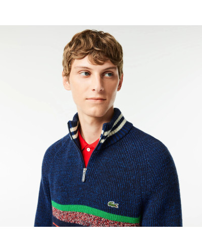 PULL COL MONTANT ZIPPÉ MADE IN FRANCE
